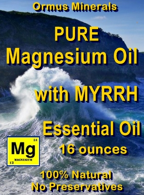 Ormus Minerals -Pure Magnesium Oil with MYRRH EO Ormus Minerals -Pure Magnesium Oil with MYRRH EO